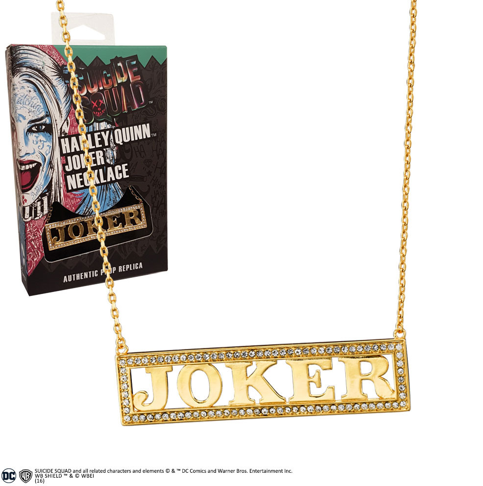 Suicide Squad Harley Quinn's Joker Necklace (goldplated) Heromic