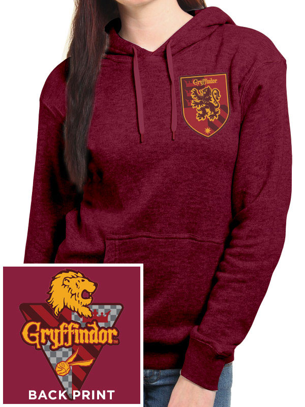 Harry Potter Gryffindor Ladies Hooded Sweater Heromic