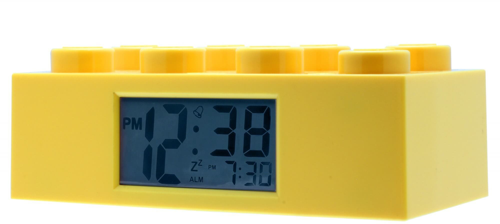 LEGO Brick Alarm Clock Yellow Heromic