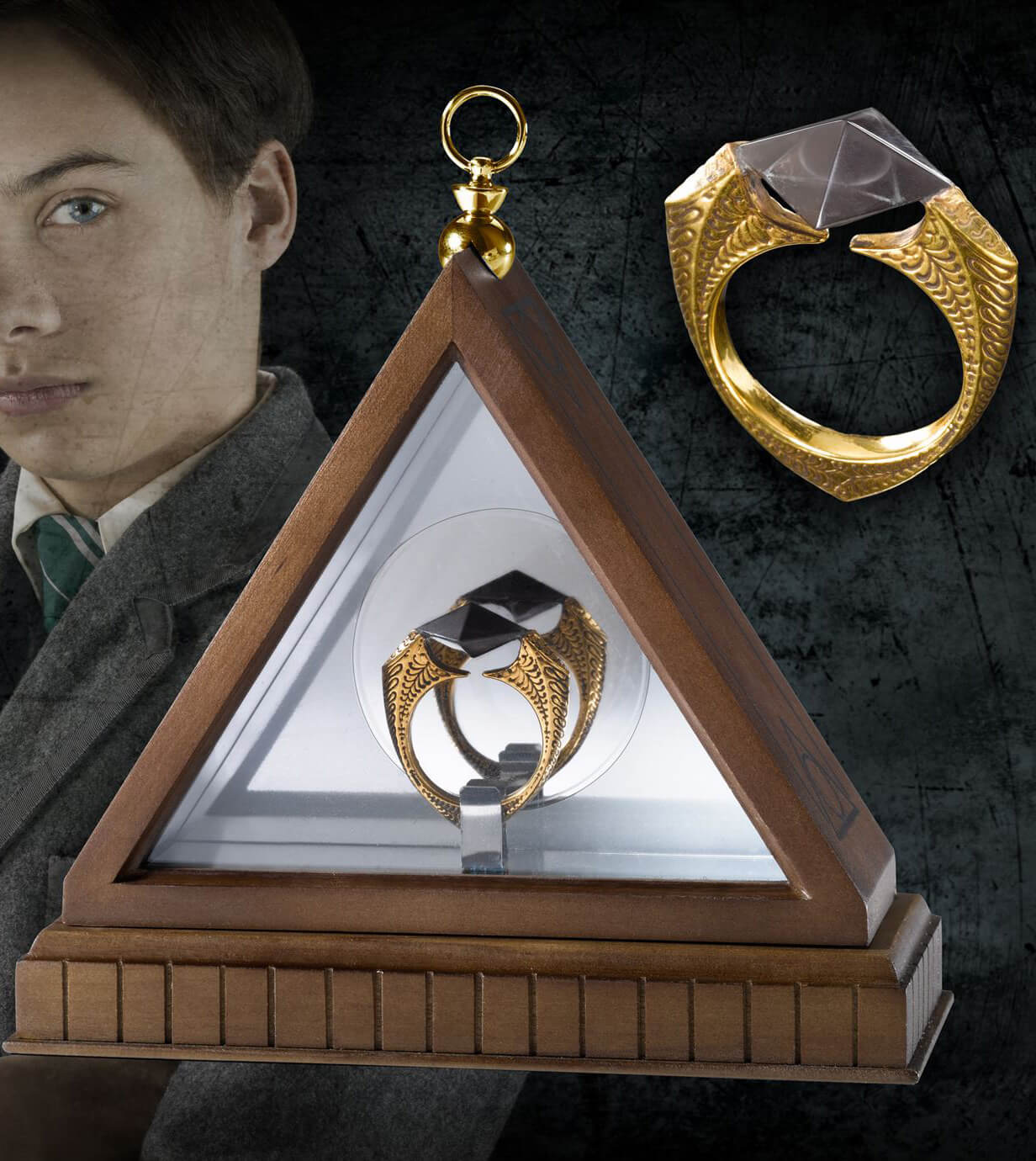 Harry Potter Lord Voldemort's Horcrux Ring Replica (goldplated