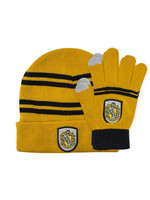 Harry Potter - Hufflepuff Beanie &amp; Gloves Set for Kids