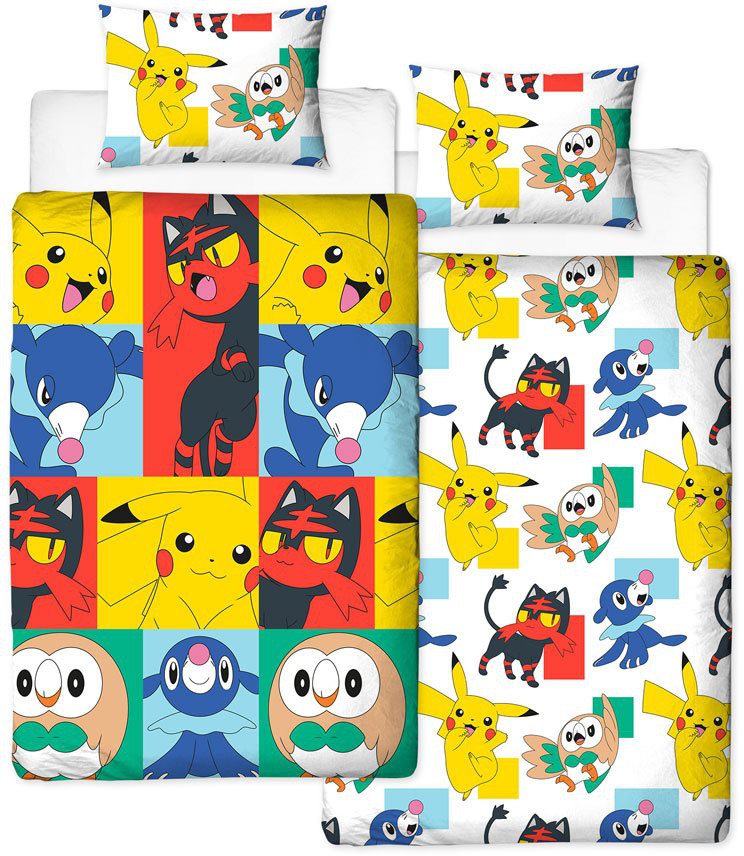 Pokemon Duvet Set Reversible Newbies 135 x 200 cm Heromic