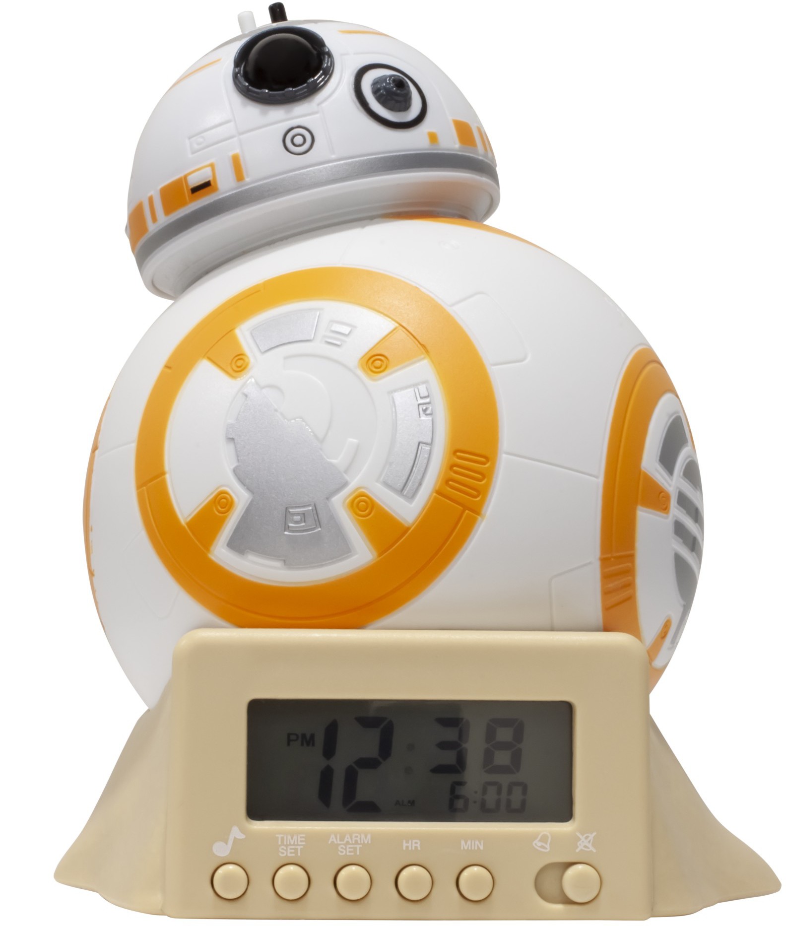 BulbBotz Star Wars BB8 Night Light Alarm Clock Heromic