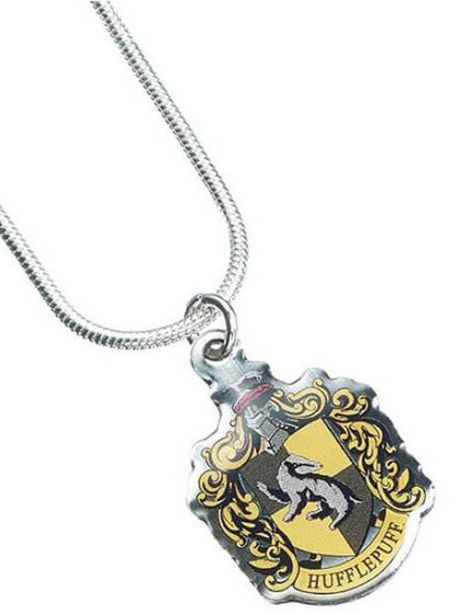 Harry Potter Pendant & Necklace Hufflepuff (silver plated)