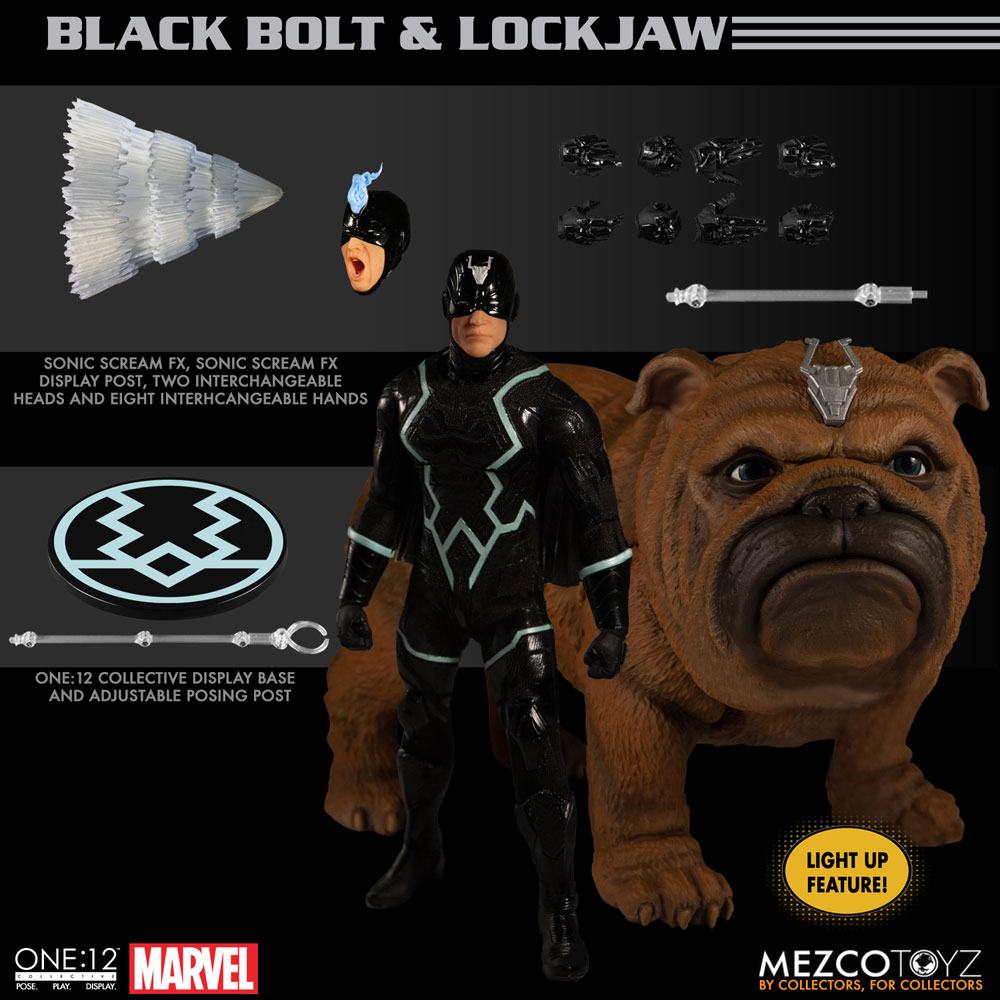 Marvel Black Bolt & Lockjaw One12 Heromic