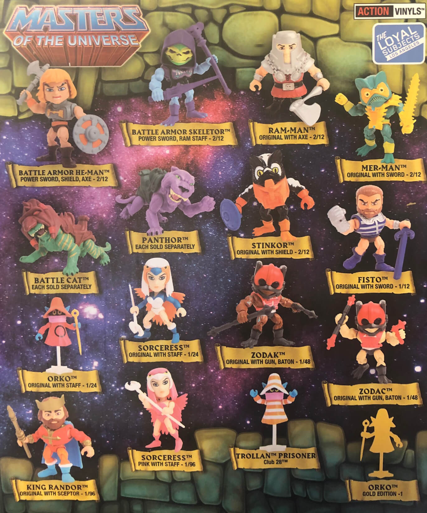 Masters of the Universe The Loyal Subjects Mini Figure Wave 2 Blind