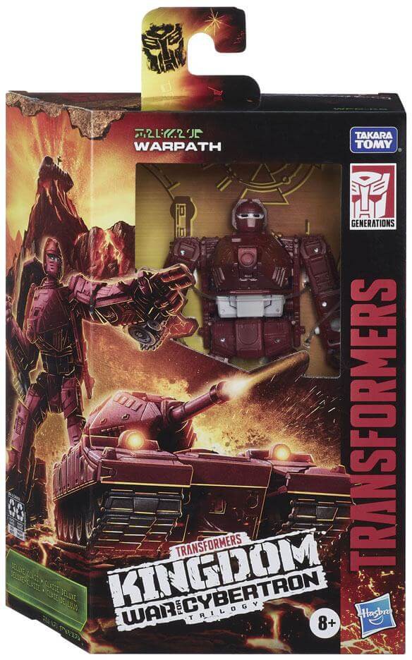 Transformers Kingdom War for Cybertron Warpath Deluxe Class Heromic