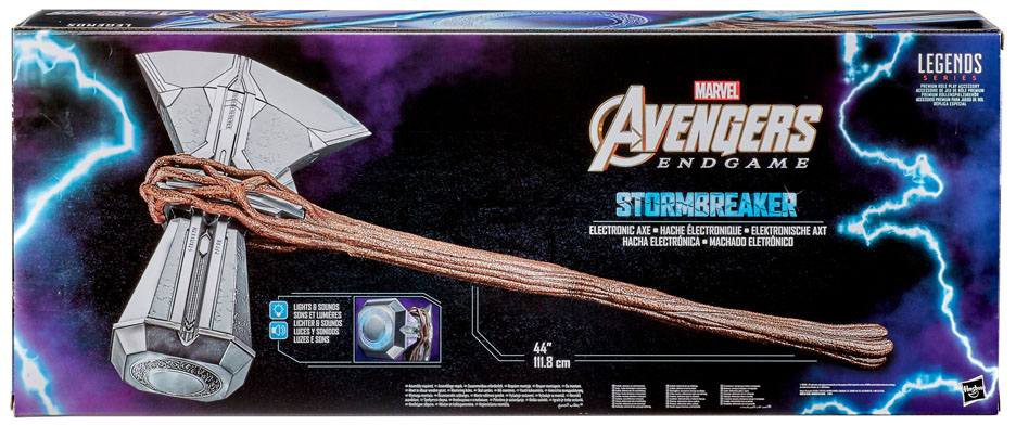 Endgame Marvel’s Stormbreaker Electronic Axe Thor Gear Marvel Legends Avengers 