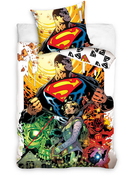 Superman - Comic Style Duvet Set 160 x 200