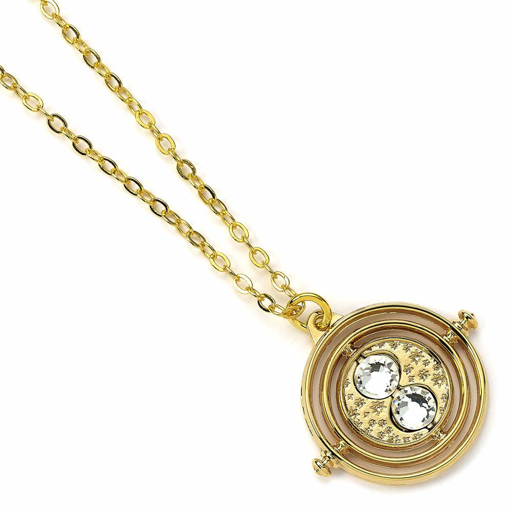 Harry Potter Fixed Time Turner Pendant & Necklace (gold plated) Heromic Harry Potter Fixed Time Turner Pendant & Necklace (gold plated) Heromic