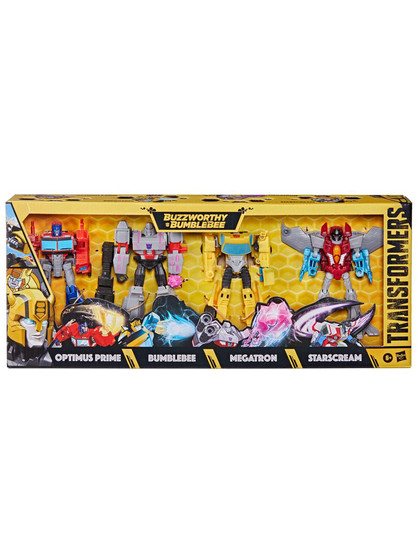 Transformers: Buzzworthy Bumblebee - Warriors 4-pack
