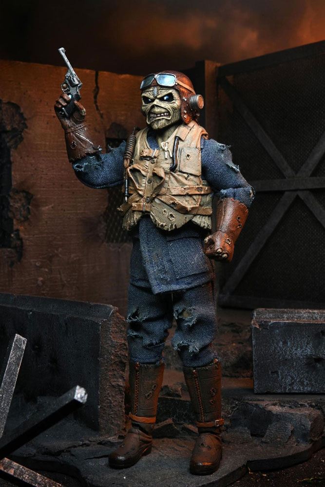 Iron Maiden Aces High Eddie Retro Action Figure Heromic