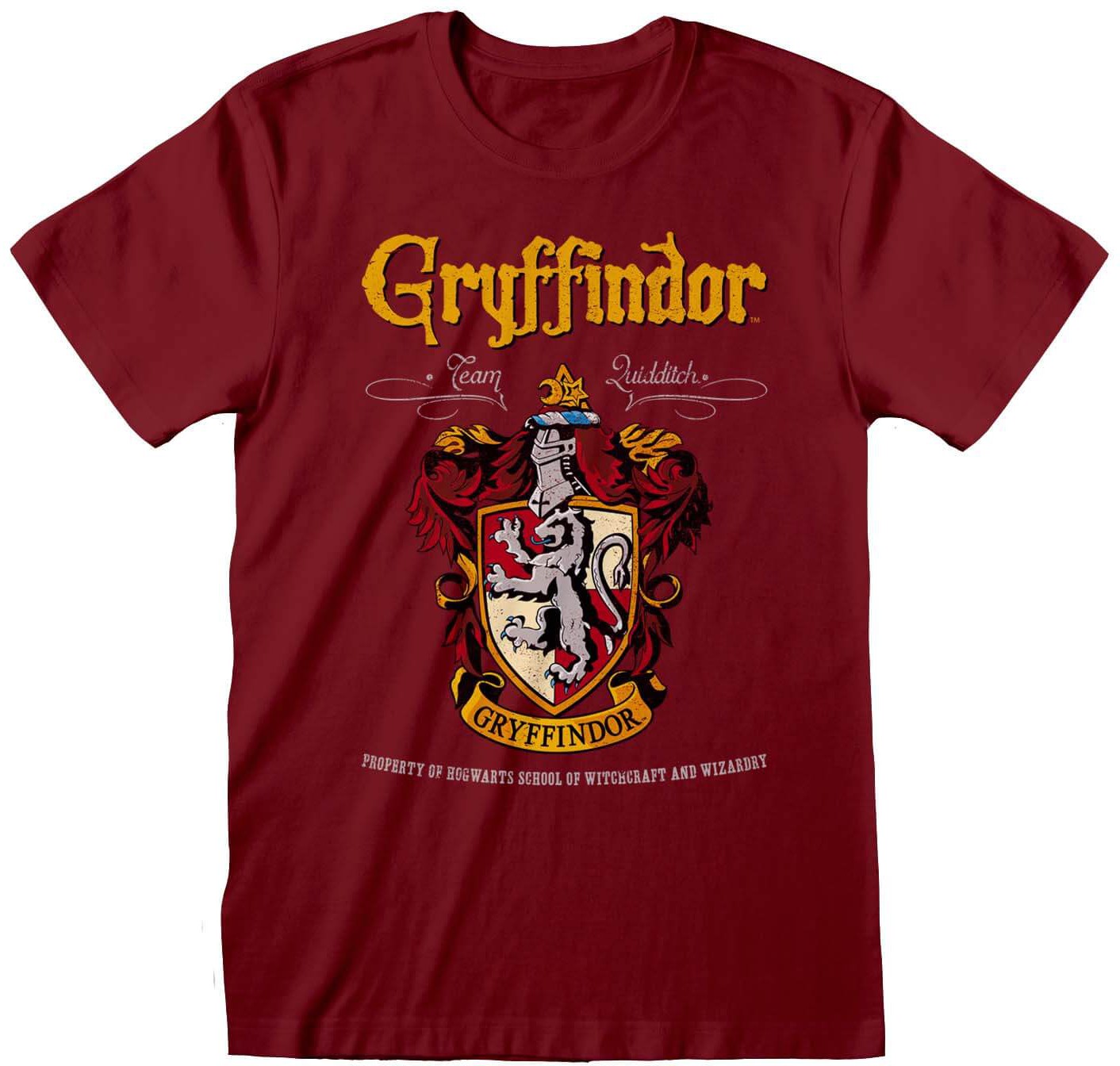 Harry Potter Gryffindor Red Crest T Shirt Heromic