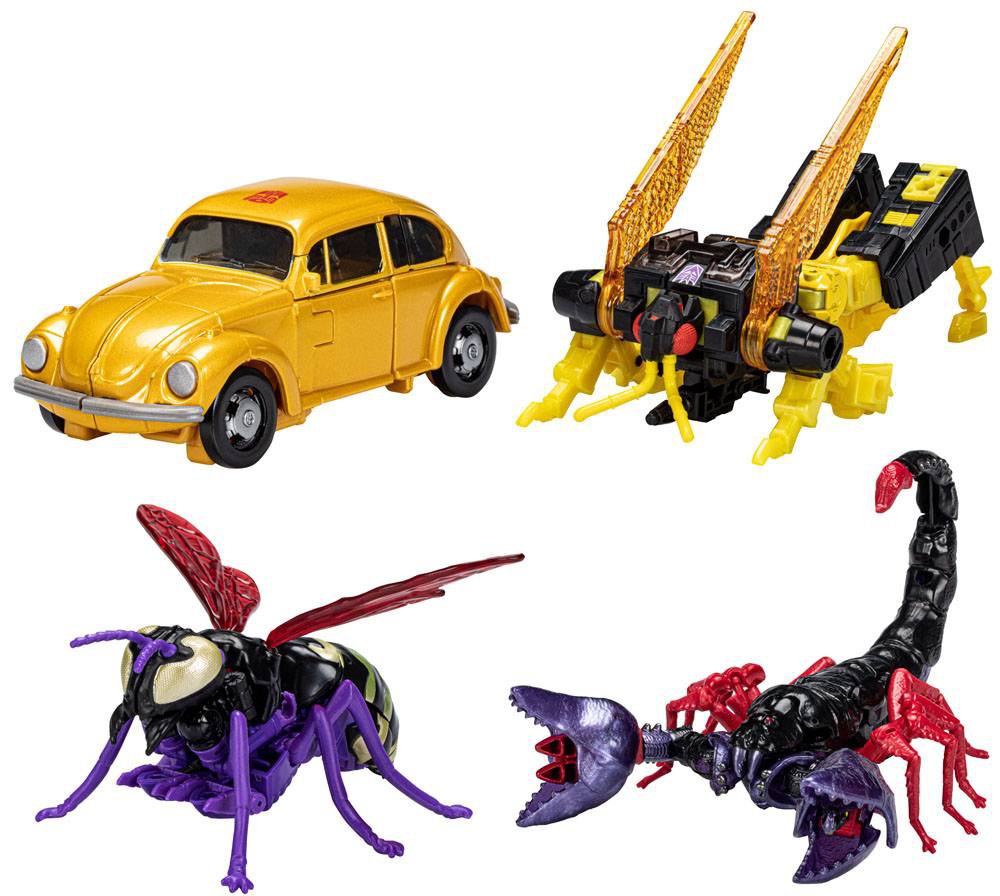 Transformers Legacy Buzzworthy Bumblebee Creatures Collide 4Pack