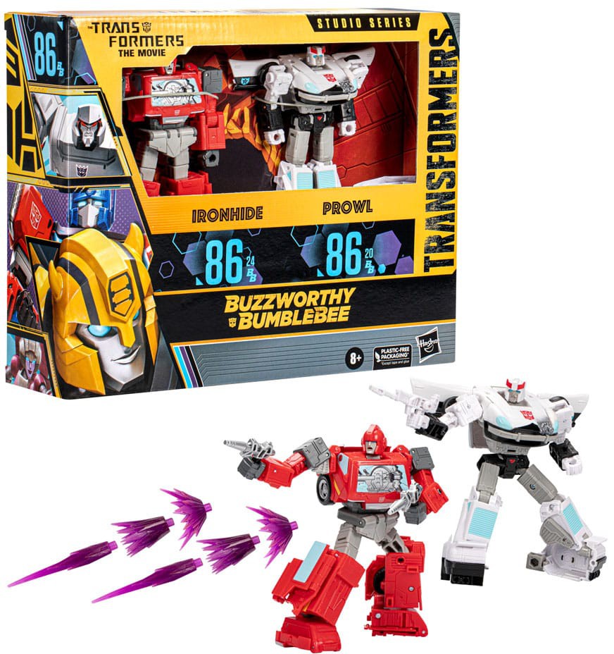 Transformers Studio Series 86 Buzzworthy Bumblebee Ironhide (Voyager