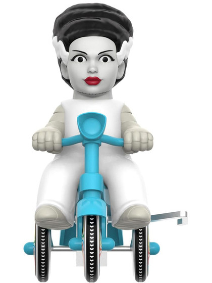 Super Cycles: Universal Monsters - Bride of Frankenstein (White with Blue Trike)