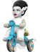 Super Cycles: Universal Monsters - Bride of Frankenstein (White with Blue Trike)