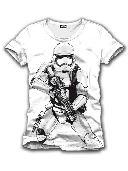 Star Wars: Episode VII - White Stormtrooper T-Shirt - Medium