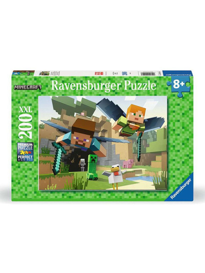 Minecraft Jigsaw Puzzle - Animal Adventures (200 XXL pieces)