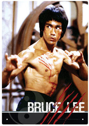 Bruce Lee Metal Poster