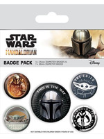 The Mandalorian Pin Badge 5-pack