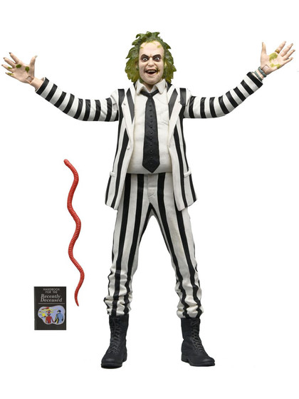 Beetlejuice 1988 - Beetlejuice Black and White Striped Suit
