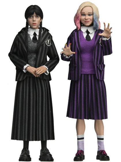 Wednesday - Wednesday Addams (Nevermore Uniform) and Enid 2-Pack