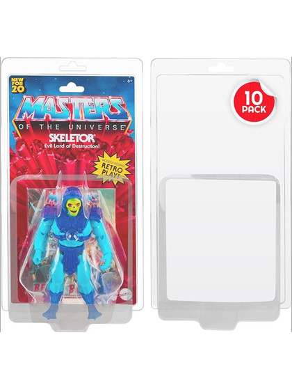 Clamshell PET Protectors for Masters of the Universe Figures - 10-Pack