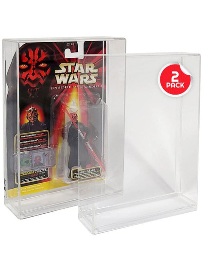 Acrylic Display Cases for Action Figures - 2-Pack
