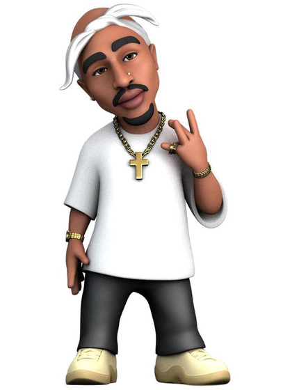 Tupac Shakur Comics Minix Figure