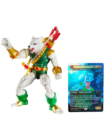 Marvel Legends: Magic The Gathering - Man-Wolf (Exclusive Foil Card Included)