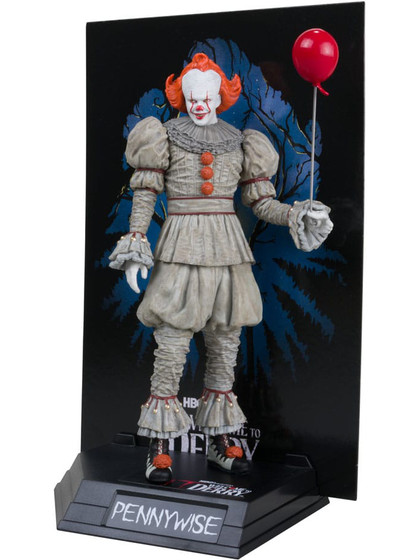 Movie Maniacs It: Welcome to Derry - Pennywise (Gold Label) Statue