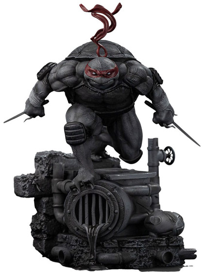 Teenage Mutant Ninja Turtles - Raphael Black and White Variant Art Scale Statue