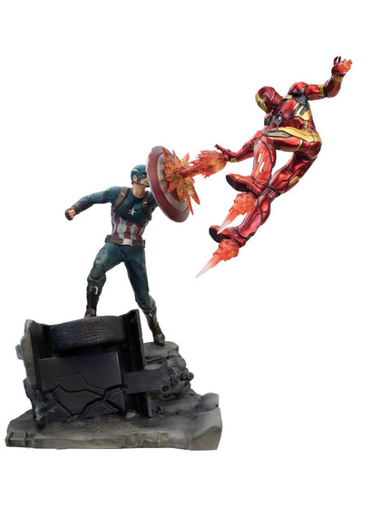 Captain America vs Iron Man Premium Motion Statue