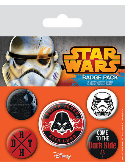 Star Wars - Pins 5-Pack Dark Side