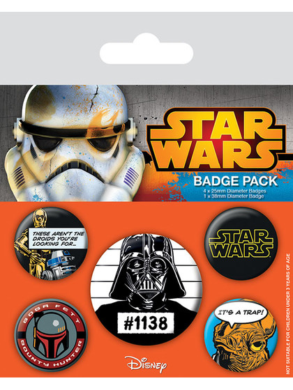 Star Wars - Pins 5-Pack Cult