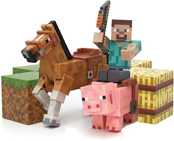 Minecraft - Saddle 5-Pack Action Figures