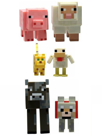 Minecraft - Animals 6-Pack Action Figures
