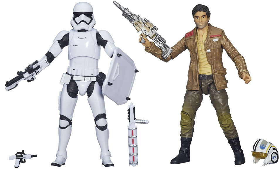 Läs mer om Star Wars Black Series - Poe Dameron & Stormtrooper