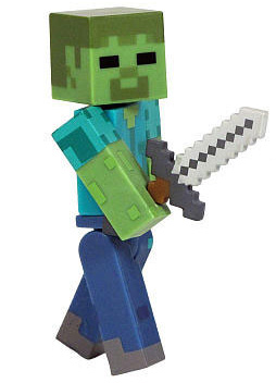 Minecraft - Zombie Action Figure