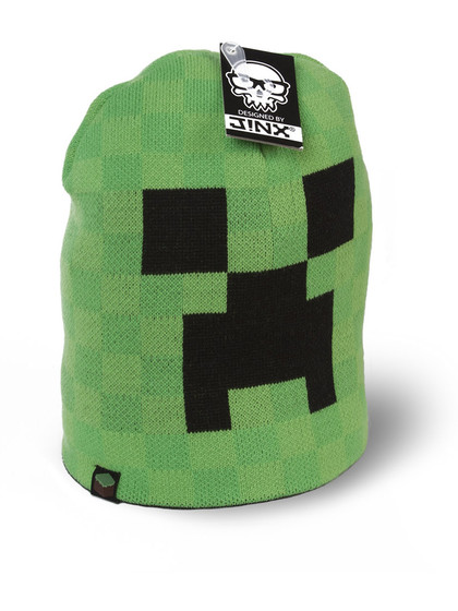Minecraft - Creeper Face Beanie Green