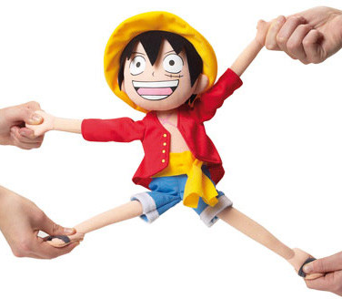 One Piece - Luffy Elastic Plush - 35 cm