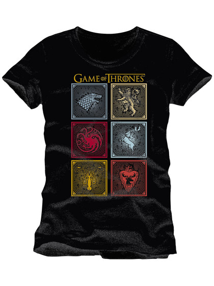 Game of Thrones - T-Shirt Badges Of The King