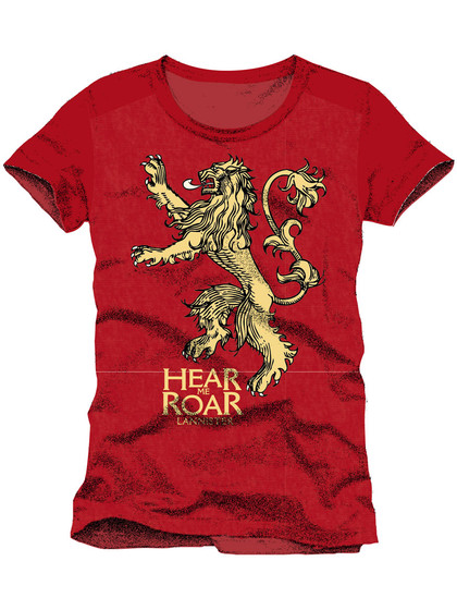 Game of Thrones - T-Shirt Lannister Hear Me Roar