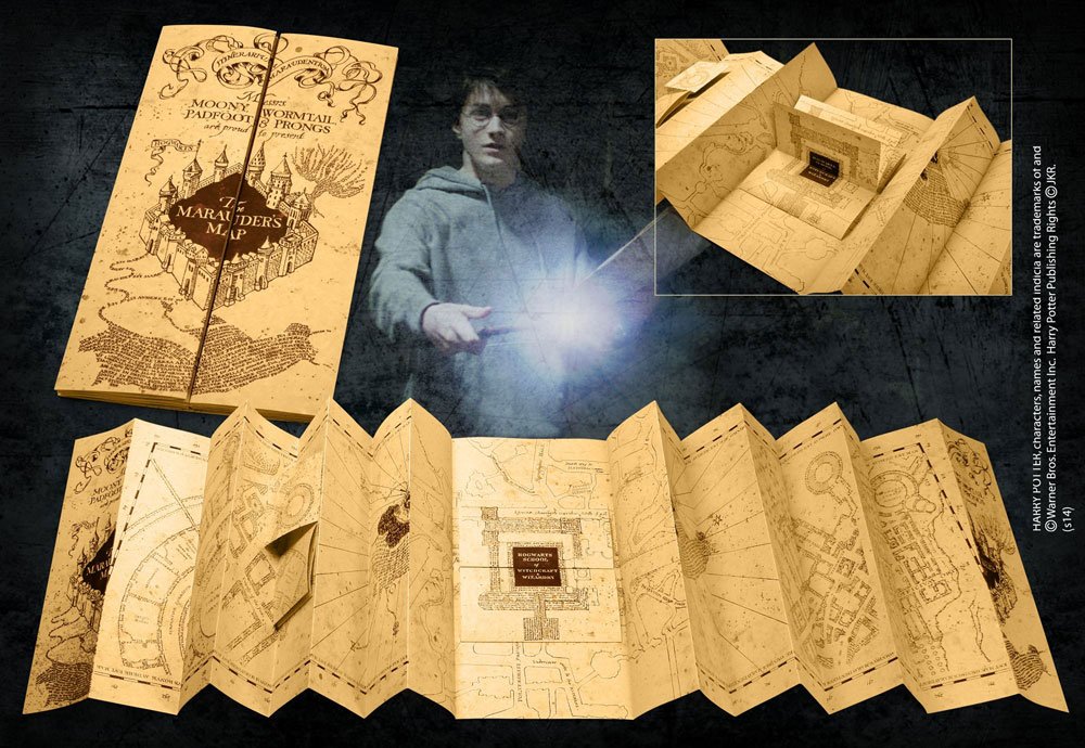 Läs mer om Harry Potter - Marauders Map Replica