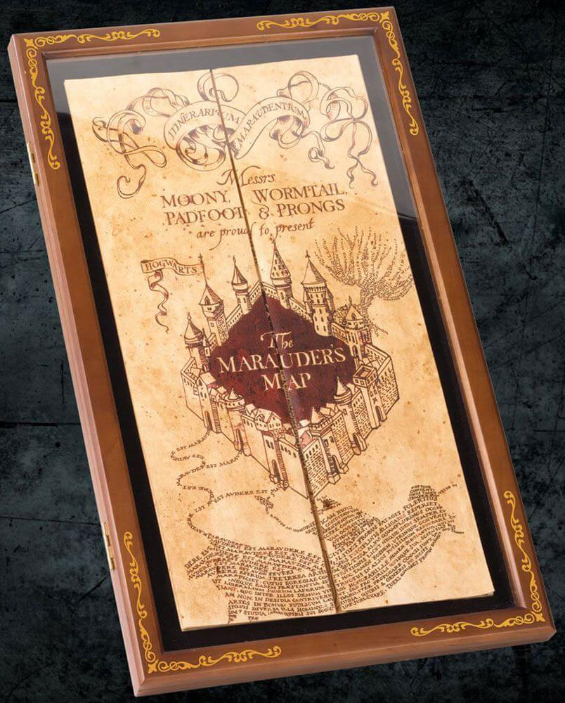 Läs mer om Harry Potter - Marauders Map Display Case