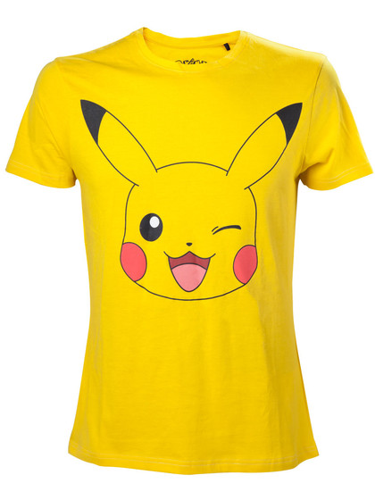 Pokemon - T-Shirt Pikachu Winking