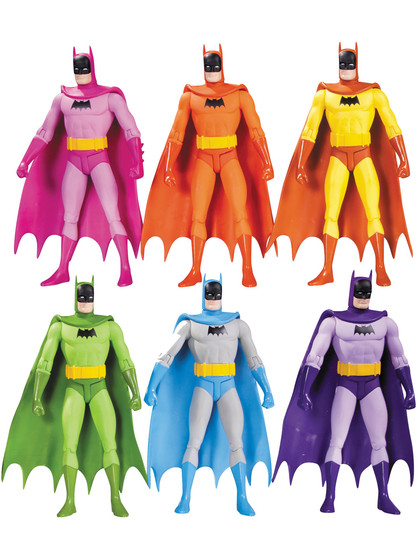 Batman - Rainbow Action Figure 6-Pack