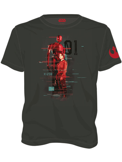 Star Wars Rogue One - T-Shirt Jyn & K-2SO