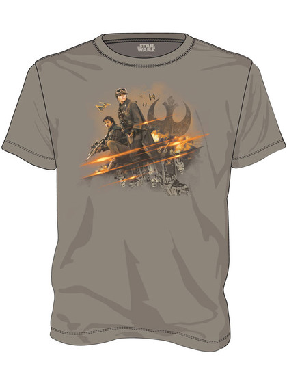 Star Wars Rogue One - T-Shirt Rebel Group